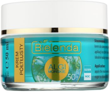 Bielenda Sea Algae Semi-Rich creme antirrugas nutritivo 50+