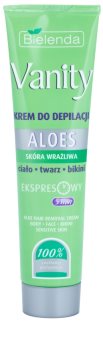 Bielenda Vanity Aloe Enthaarungscreme für empfindliche Oberhaut