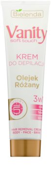Bielenda Vanity Soft Touch creme depilatório para pele seca