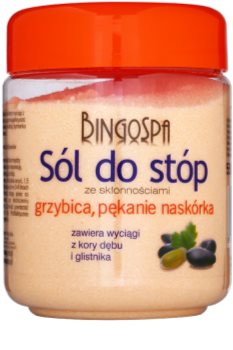 BingoSpa Oak Bark Badesalz für Füße mit Neigung zu Mykose und rissiger Haut