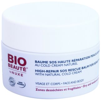 Bio Beauté by Nuxe High Nutrition bálsamo SOS regenerador para peles sensíveis com teor de cold cream