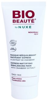 Bio Beauté by Nuxe Rebalancing mattierende Maske mit Preiselbeeren-Extrakt zum verkleinern der Poren