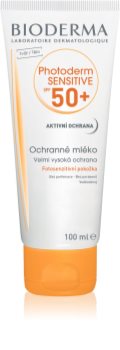 Bioderma Photoderm Sensitive zaščitno mleko za telo in obraz SPF 50+