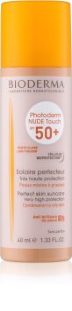 Bioderma Photoderm Nude Touch fluido protetor com cor para pele mista a oleosa SPF 50+