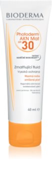 Bioderma Photoderm AKN Mat захисний матуючий флюїд для шкіри SPF 30