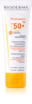 Bioderma Photoderm M προστατευτική χρωματισμένη κρέμα κατά των χρωστικών κηλίδων SPF 50+