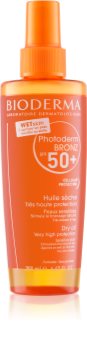 Bioderma Photoderm Bronz spray cu ulei uscat protector SPF 50+