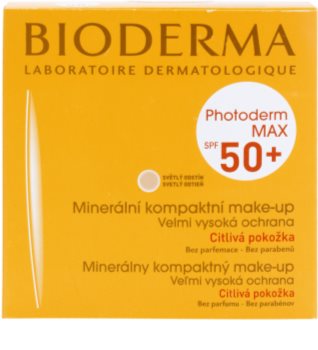 Bioderma Photoderm Max mineralni zaščitni tekoči puder za netolerantno kožo SPF 50+