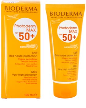 Bioderma Photoderm Max αντηλιακό γάλα για δυσανεκτική επιδερμίδα SPF 50+
