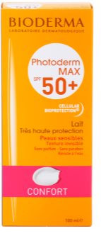 Bioderma Photoderm Max αντηλιακό γάλα για δυσανεκτική επιδερμίδα SPF 50+