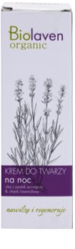 Biolaven Face Care crema de noapte cu efect de anti imbatranire cu lavanda