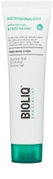 Bioliq Specialist Imperfections crème de nuit détoxifiante pour un effet naturel