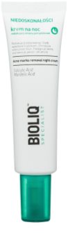 Bioliq Specialist Imperfections nočna krema za brazgotine od aken