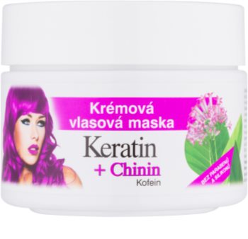 Bione Cosmetics Keratin + Chinin masca sub forma de crema par
