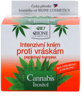 Bione Cosmetics Cannabis Intensive Cream with Anti-Wrinkle Effect