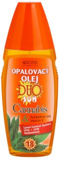 Bione Cosmetics DUO SUN Cannabis napozó olaj spray -ben SPF 18