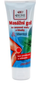 Bione Cosmetics Care gel pentru masaj cu efect rece muschii si articulatiile