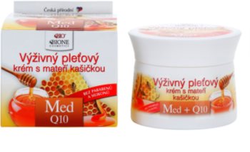 Bione Cosmetics Honey + Q10 crema hranitoare cu laptisor de matca