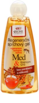 Bione Cosmetics Honey + Q10 regeneračný sprchový gél
