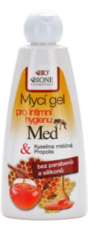 Bione Cosmetics Honey + Q10 gel za intimno higieno z matičnim mlečkom