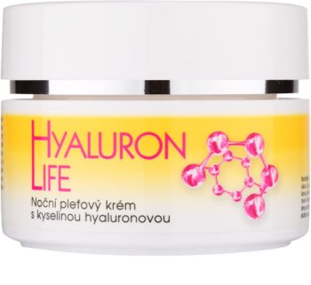Bione Cosmetics Hyaluron Life noćna krema za lice s hijaluronskom kiselinom