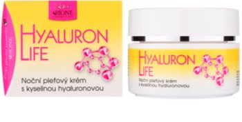 Bione Cosmetics Hyaluron Life noćna krema za lice s hijaluronskom kiselinom