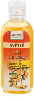 Bione Cosmetics Keratin Argan óleo para tons de cabelo claros