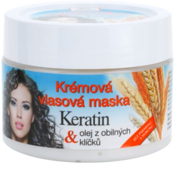 Bione Cosmetics Keratin Grain krémes maszk minden hajtípusra