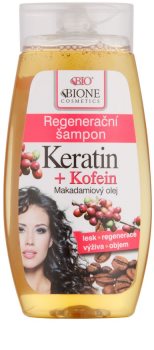 Bione Cosmetics Keratin Kofein regenerační šampon