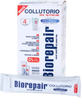 Biorepair Plus apa de gura pentru a consolida si de a restabili smaltul dentar pachet pentru calatorie