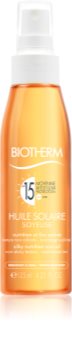 Biotherm Huile Solaire Spray de ulei uscat de bronzat SPF 15