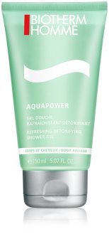 Biotherm Homme Aquapower felfrissítő tusfürdő gél testre és hajra