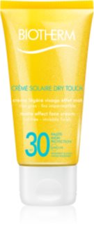Biotherm Crème Solaire Dry Touch Matte Sunscreen On Your Face SPF 30