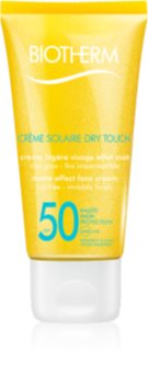 Biotherm Crème Solaire Dry Touch Matte Sunscreen On Your Face SPF 50
