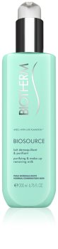 Biotherm Biosource Reinigende en Make-up Removing Melk voor Normale tot Gemengde Huid