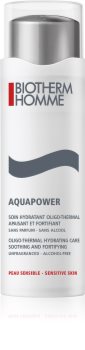 Biotherm Homme Aquapower soin hydratant pour apaiser et fortifier la peau sensible