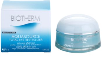 Biotherm Aquasource Total Eye Revitalizer Eye Care Against Dark Circles And Swelling With Cooling Effect