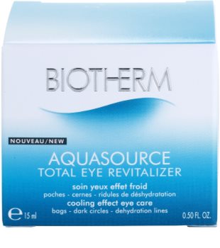 Biotherm Aquasource Total Eye Revitalizer Eye Care Against Dark Circles And Swelling With Cooling Effect