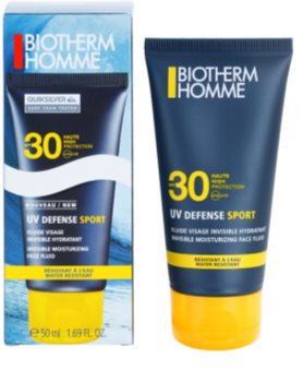 Biotherm Homme UV Defense Sport napozó fluid az arcra SPF 30