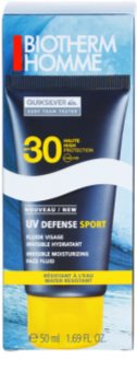 Biotherm Homme UV Defense Sport napozó fluid az arcra SPF 30