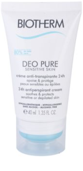 Biotherm Deo Pure antitranspirante cremoso para pele sensível e depilada