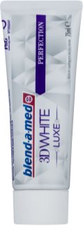 Blend-a-med 3D White Luxe Perfection pasta de dientes blanqueadora con efecto antimanchas en el esmalte