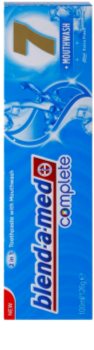 Blend-a-med Complete 7 + Mouthwash Extra Fresh pasta do zębów i plyn do płukania jamy ustnej 2w1 kompletna ochrona zębów