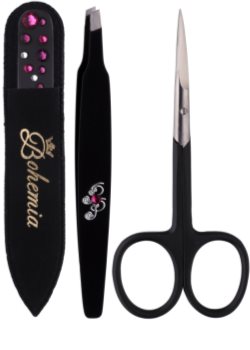 Bohemia Crystal Bohemia Swarovski Nail File,Tweezers and Nail Clippers kozmetični set II.