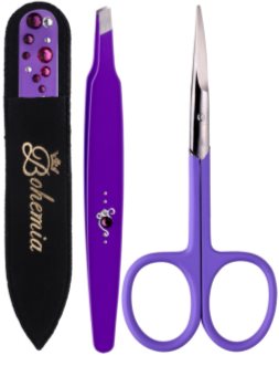 Bohemia Crystal Bohemia Swarovski Nail File,Tweezers and Nail Clippers косметичний набір IV.