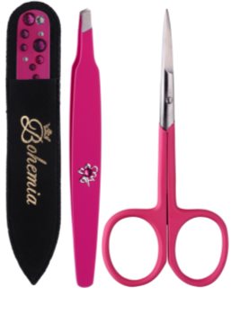 Bohemia Crystal Bohemia Swarovski Nail File,Tweezers and Nail Clippers Kosmetik-Set III.
