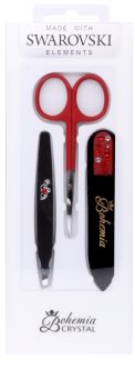 Bohemia Crystal Bohemia Swarovski Nail File,Tweezers and Nail Clippers kozmetični set V.