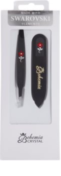 Bohemia Crystal Bohemia Swarovski Nail File and Tweezers set cosmetice I.