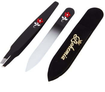 Bohemia Crystal Bohemia Swarovski Nail File and Tweezers set cosmetice I.