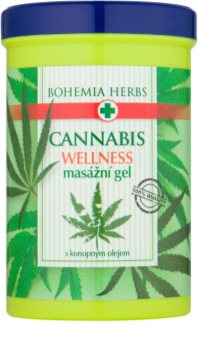 Bohemia Gifts & Cosmetics Cannabis żel do masażu z olejkiem konopnym